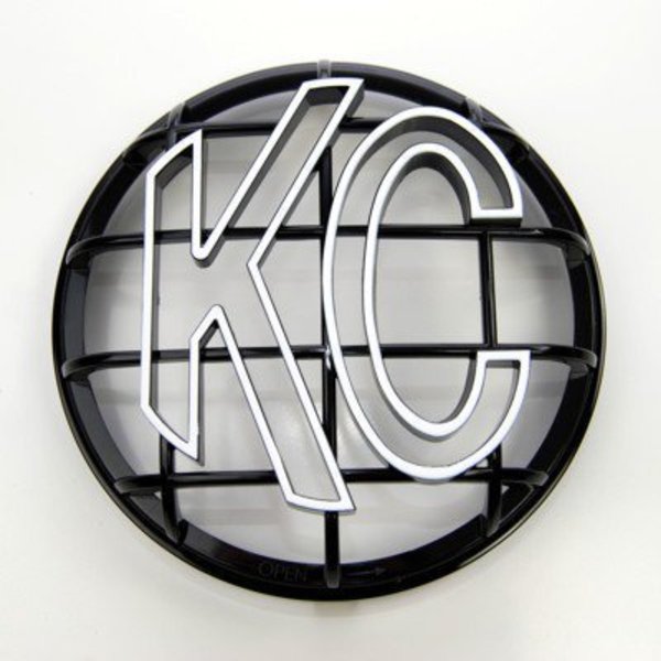 Kc Hilites GRILL: 6IN BLK APOLLO (EA) 7216